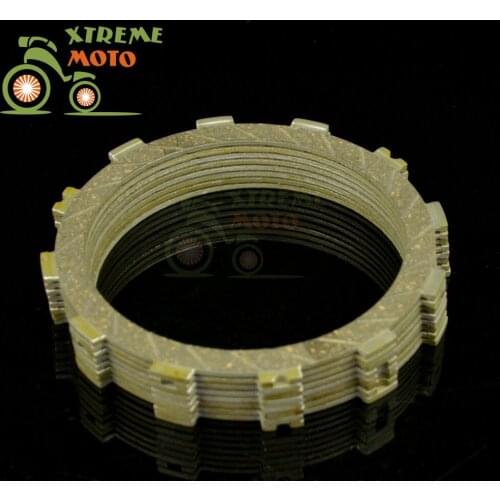 Motorcycle Clutch Disc Friction Plates Set 8pcs for SUZUKI RM125 2003-2009 RMZ250 2004-2016 04 05 06 07 08 09 10 11 13 14 15 16