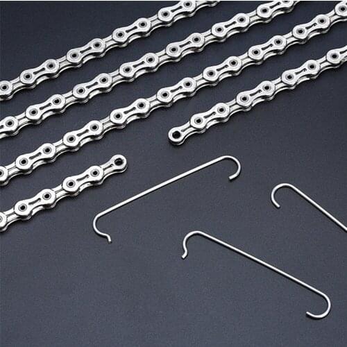 MTB Road Bike Chain Link Hook Connecting Aid Tools Stainless Steel Bike Chain Hooks Bicycle Repair Tools Accessories