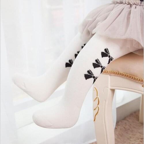 Thick Children Pantyhose Baby Warm Leggings Korean Bow Leggings Safety Exquisite Pants Clothing Accessories