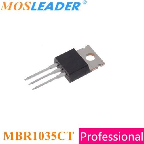 Mosleader 50PCS MBR1035CT TO220 TO220-2 MBR1035 MBR1035 Chinese High quality