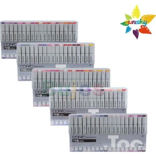 Japan Original COPIC pens 72 Color Paint Marker Drawing Markers Pen Alcohol Art Brush Pen 72D 72E 72A 72B 73C metallic marker