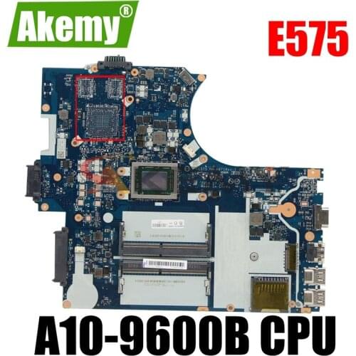 NM-A871 For Lenovo ThinkPad E575 laptop motherboard CE575 NM-A871 with A10-9600B CPU DDR4 motherboard 100% fully tested