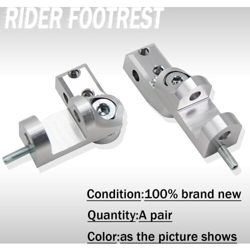 NEW Rear Passenger Foot Pegs Footrests For Daytona 955 Daytona T595 motorcycle accessories CNC
