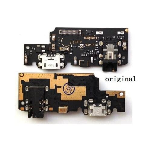 Original USB Charging Port Charger Board Flex Cable For Xiaomi Redmi 5 plus Dock Plug Connector With Microphone Flex Cable