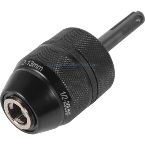 Drill Chuck Adapter, 2-13mm 1/2-20UNF Mount Heavy Duty Professional Converter Tool with SDS Plus Shank Adaptor