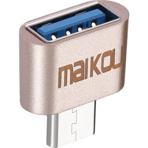 Portable USB 3.0 to USB Type C Adapter OTG Connector for All Type-C Devices for Macbook for Samsung for Xiaomi for huawei Pink