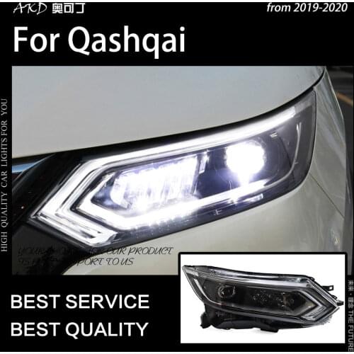 Car Styling Head Lamp for Dualis Headlight 2019-2020 New Qashqai LED Headlight DRL LED Projector Lens auto accessorie