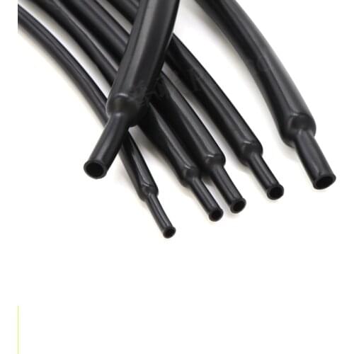 Heat Shrink 2:1 Heatshrink Tube Black Cable Wire Electrical Sleeving 1 - 20 mm