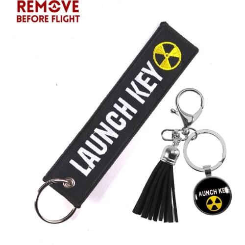 Remove Before Flight Launch Keychain for Bags llavero Mixed 2 PCS Key Chain Jewelry Embroidery Tag Aviation Gifts Motor Keyring