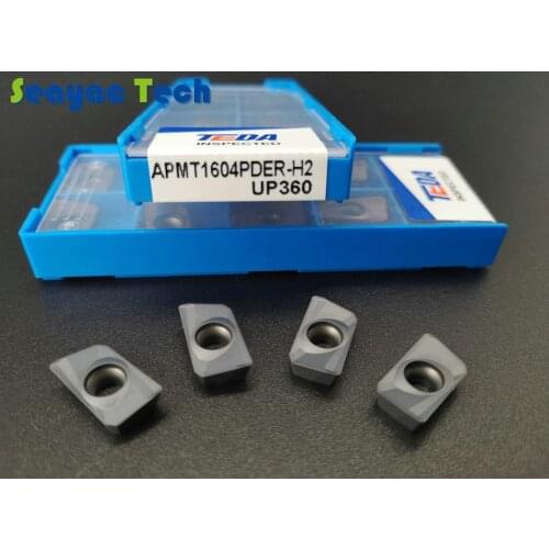 Bap Milling cutter bar inserts APMT1604PDER for P20/718 H/S136/NAK80 material general process black coloro cutting inserts