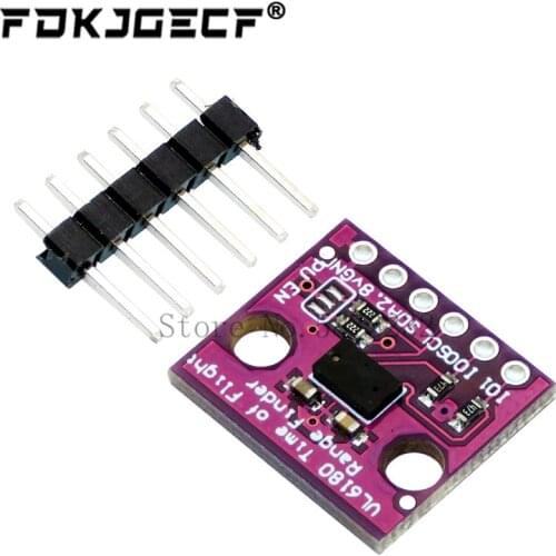 VL6180 VL6180X High Accuracy Range Finder Optical Ranging Sensor Module for Arduino I2C Interface Board IR Emitter Ambient Light