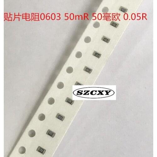 100% New and original 1/10W 0603 R05 0.05R 50mR 1% resistance
