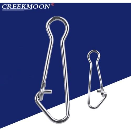 1000pcs Hooked Snap Swivel Fishing Barrel Swivel Safety Snap 12mm-29mm Swivel Snap 0#-6# Fishing Swivels Fishing Tackle