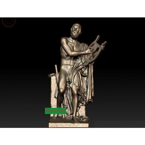 3D model for cnc 3D CNC machine in STL file format Ancient Greek poet