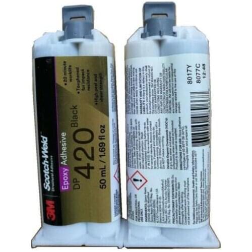 3M 2:1 DP420 flexible epoxy two-component structural adhesive dp420 glue black 50ML high temperature resistance