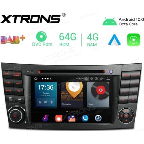7" Android 10.0 Car DVD Multimedia GPS Radio System Player for Mercedes-Benz E-Class W211 2002-2008 CLS-Class W219 2005-2006