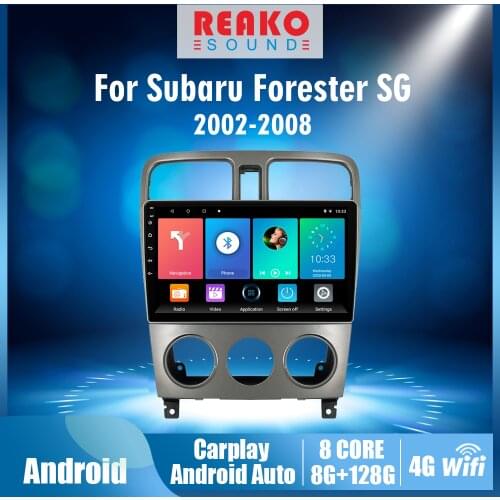 REAKOSOUND 9'' 2Din For Subaru Forester 2004-2008 android Car Radio Multimedia Player autoradio Aftermarket GPS Navigation