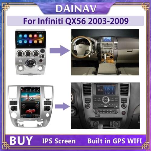 128GB Car Stereo Receiver 2 Din Android For Infiniti QX56 2003 2004 2005-2009 Car Radio Multimedia DVD player GPS Navigation