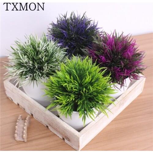 Artificial plants potted set 32-headed phoenix simulation plants flower ball grass ball fake flower home living room decoration