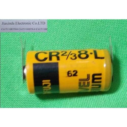 HOT NEW CR2/3 8.L CR2/3A CR2/3 PLC industrial control 3V lithium battery with leg