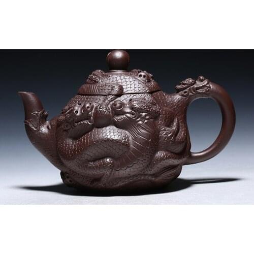 Yixing ores are recommended by the pure hand-made tea kung fu purple clay teapot Kowloon ultimate home office