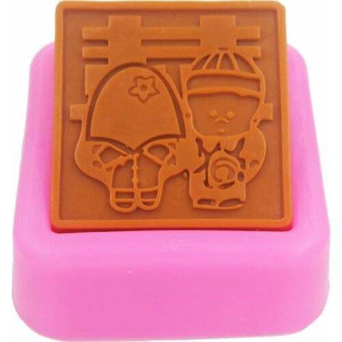 Chinese Style Wedding Girl and Boy Silicone soap mold Craft Art Silicone 3D Soap Mold Craft Molds DIY Handmade Candle Molds