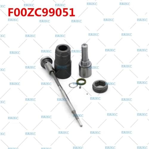 Erikc F00zc99051 Diesel Engine Repair Seal Kit Nozzle Dlla156p1368+f00vc01033 Valve Rebuild Kit for 0445110279 Hyundai