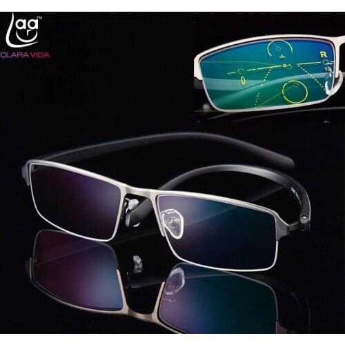 Leesbril Clara Vida = Progressive Multifocal Anti-blue-ray Commercial Reading Glasses Bifocal +0.5 +0.75 +1 +1.25 +1.75to +4
