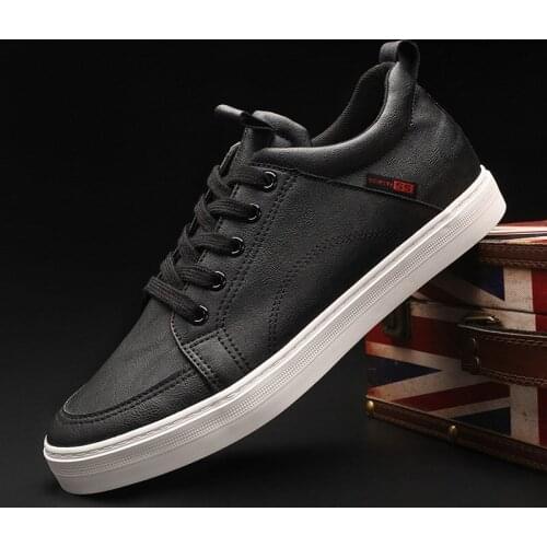 New Fashion Designer Shoes Men Leather Shoes Lace-up Leather Casual Shoes Mocassin Homme Men Trend Shoes Flats A31-54