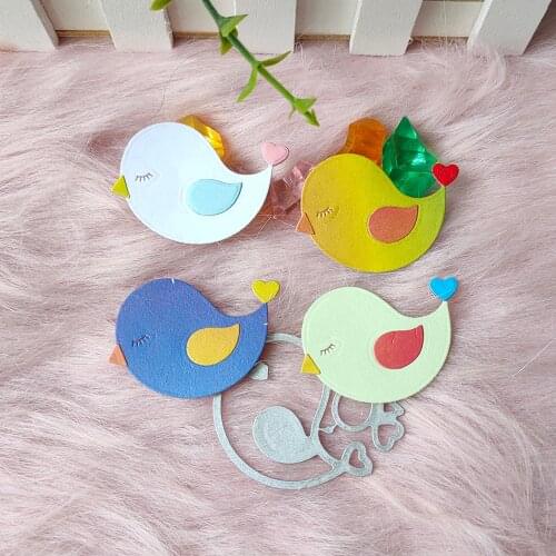 New Lovebirds Metal Cutting Dies Decorative Scrapbooking Steel Craft Die Cut Embossing Paper Cards Stencils
