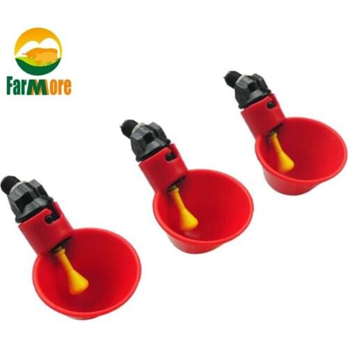 3PCS Birds Water Bowl Drinker Cups for Backyard Chicken Flock Automatic Poultry Quail Drinker Chicken Waterer Bowl Farm poultry