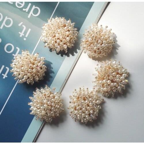 2pcs/PK 1.45" Crystal Beading Applique Beading Applique Hair Accessory Applique Jewelry Beading Applique #APP2020014