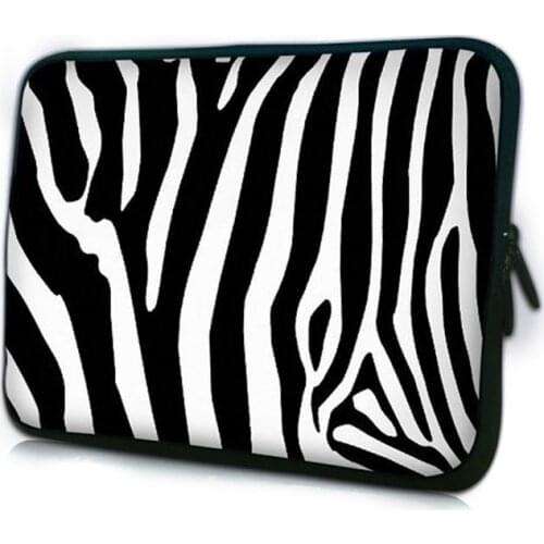 Promotion Zebra Computer Bag Notebook PC Smart Cover For ipad MacBook waterproof Sleeve Case 7 10 12 13 14 15 inch Laptop Bags