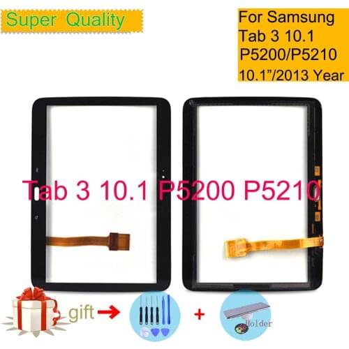For Samsung Galaxy Tab 3 10.1 P5200 P5210 Touch Screen Digitizer Panel Sensor Tablet P5200 Front Outer Glass Replacement