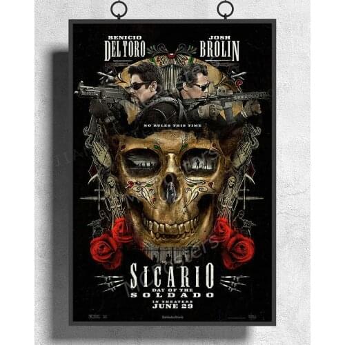 H308 Silk Poster Home Decoration Sicario Day of the Soldado Movie Wall Art Christmas Gift