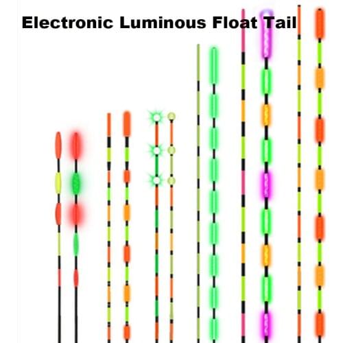 Super Bright Night Fishing LED Smart Float Top Luminous Ultra Sensitive Electronic Floats Buoy Outdoor Fishing Accessories