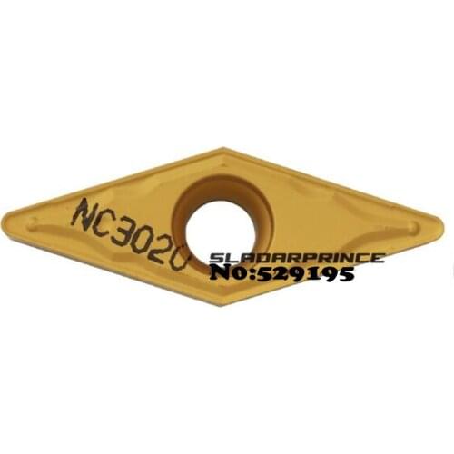 KORLOY VCMT160404-HMP VCMT160408-HMP NC3020 VCMT 160404 160408 Carbide Inserts CNC Lathe Cutter Tools for Turning Tool Holder