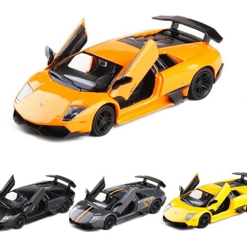 1 PCS 1:36 Simulation Vehicles Diecast Sport Model Car Alloy Metal Gallardo Aventador LP670 Model Car Toy For Boys V007