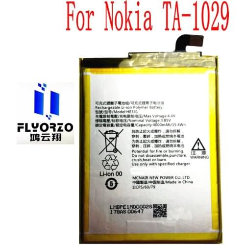 100% Brand new High Quality 4000mAh HE341 Battery For Nokia TA-1029 Mobile Phone