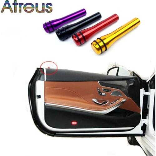 2Pcs Car Door Lock Knob Pull Pins Aluminum Alloy for Honda Civic dio Fit Crv Subaru Forester Impreza XV Jeep Renegade Wrangler