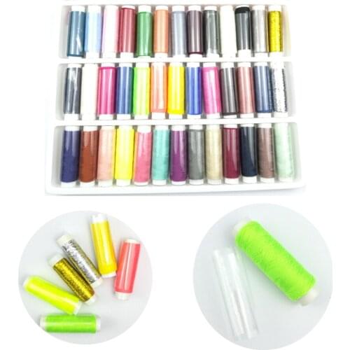 39 Colors Sewing Thread 200 yards each as DIY Sewing Thread Kit for Hand sewing or Machine Sewing Threads