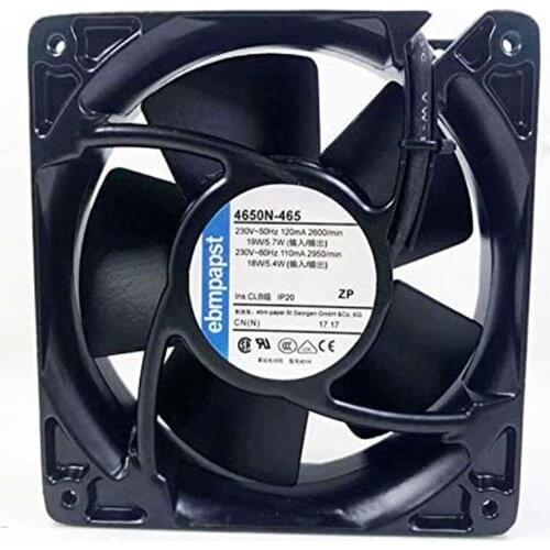 4650n-465 /A02 230V Original Genuine 12CM All-Metal high Temperature Resistant Fan 6months Warranty