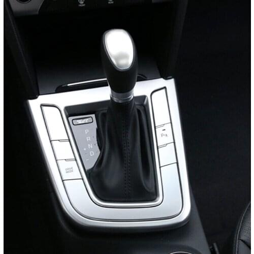 ABS Matte For Hyundai Elantra 2016 2017 2018 accessories Car gear shift knob frame panel Decoration Cover Trim car styling 1pcs