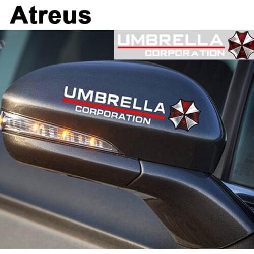 Atreus 2018 Car Reflective Rear Mirror Sticker Decal For Mitsubishi ASX Suzuki Subaru Acura Jeep Renegade Fiat Hyundai Solaris