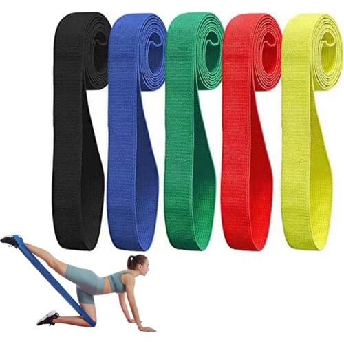 Long Braided Resistance Band Fitness Exercise Elastic Band Yoga Tension Band Strength Training Fitness Auxiliary Resistance Band