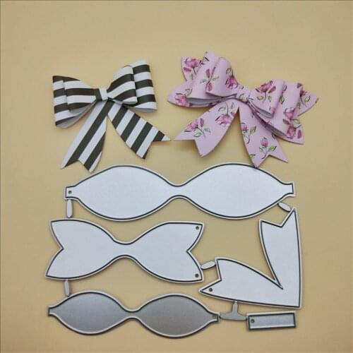 Bow Tie Bows DIES Scrapbooking Metal Cutting Dies New Craft Stamps Die Cut Embossing Card Making Stencil Frame
