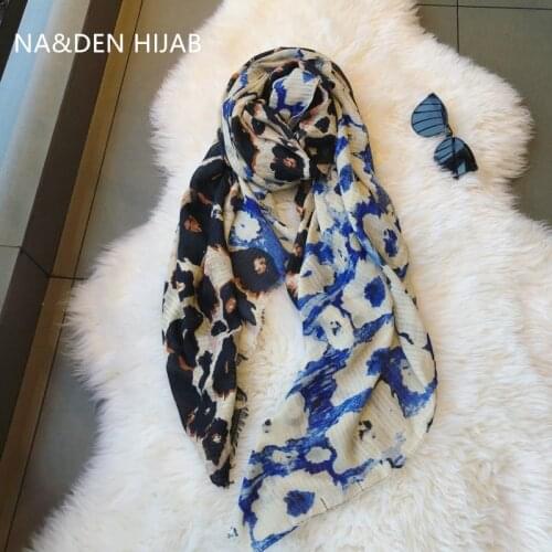 HI-Q beautiful oversize fashion leopard print viscose cotton shawls beach towels Muslim hijab scarves 10pcs/lot fast shipping