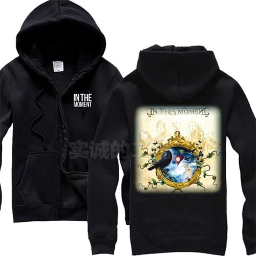 11 kinds IN THIS MOMENT Cotton zipper Sweatshirt Rock Hoodies sudadera shell jacket punk hardrock Gothic metal tracksuit