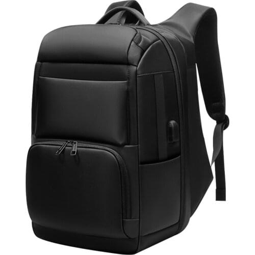 Men FashionTravel Backpack Large Capacity Luxury Brand Student Backpack USB Charging 17.3" Laptop Business Backpack Waterproof
