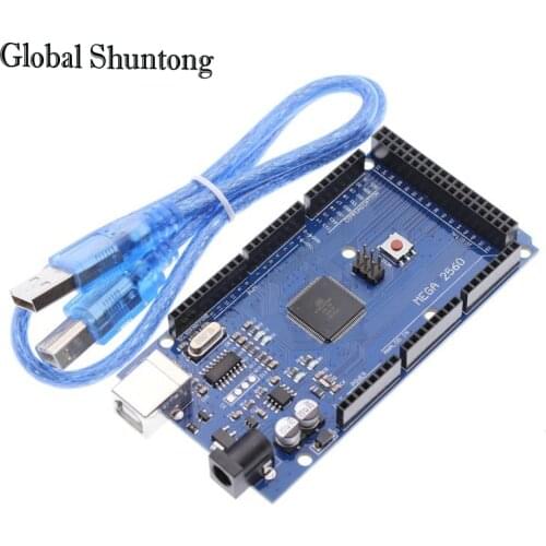 Mega 2560 R3 Mega2560 REV3 ATmega2560-16AU Board + USB Cable compatible for arduino